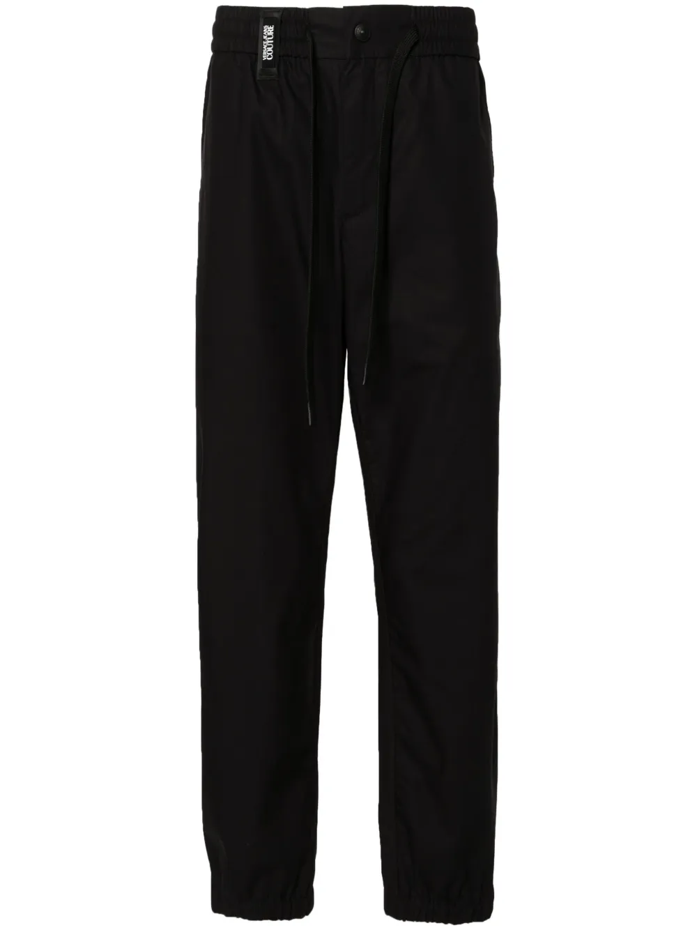 

Зауженные брюки с логотипом Versace Jeans Couture, черный