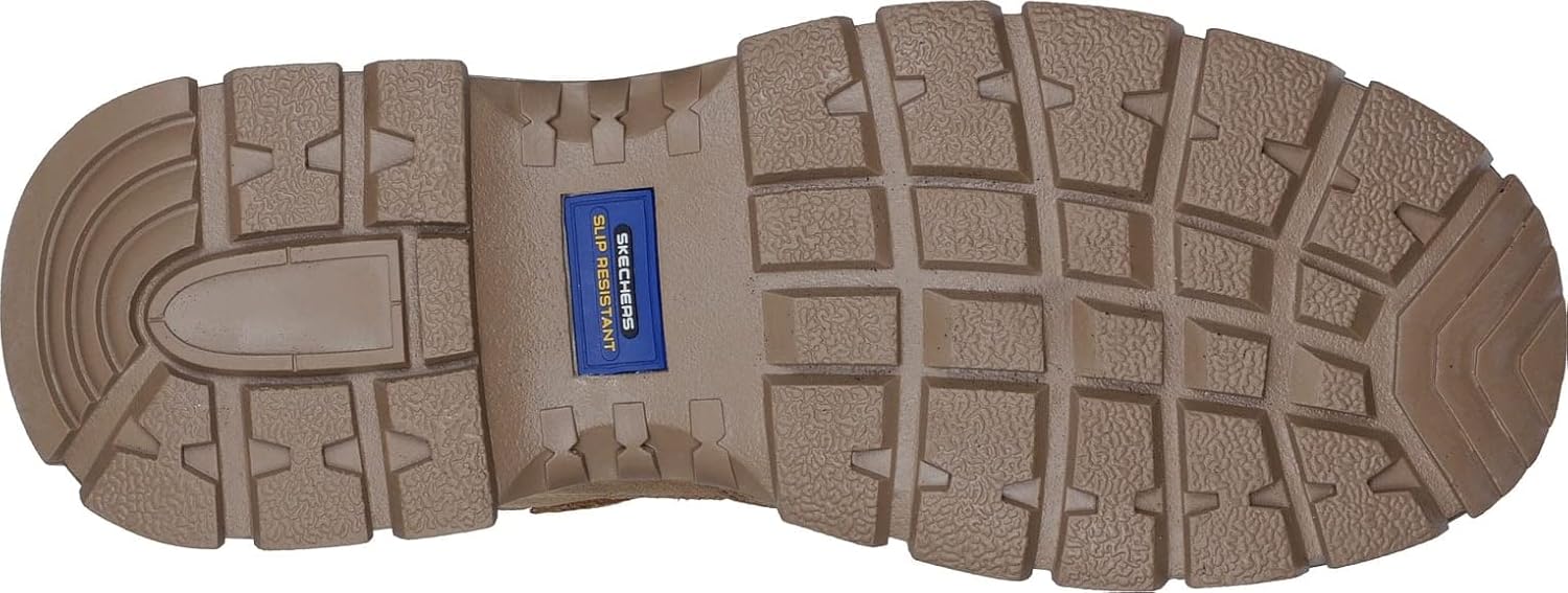 Мужские тактические ботинки Skechers Wascana - Baylan с мягким воротником и защитным носком, Coyote Brown — фото 4
