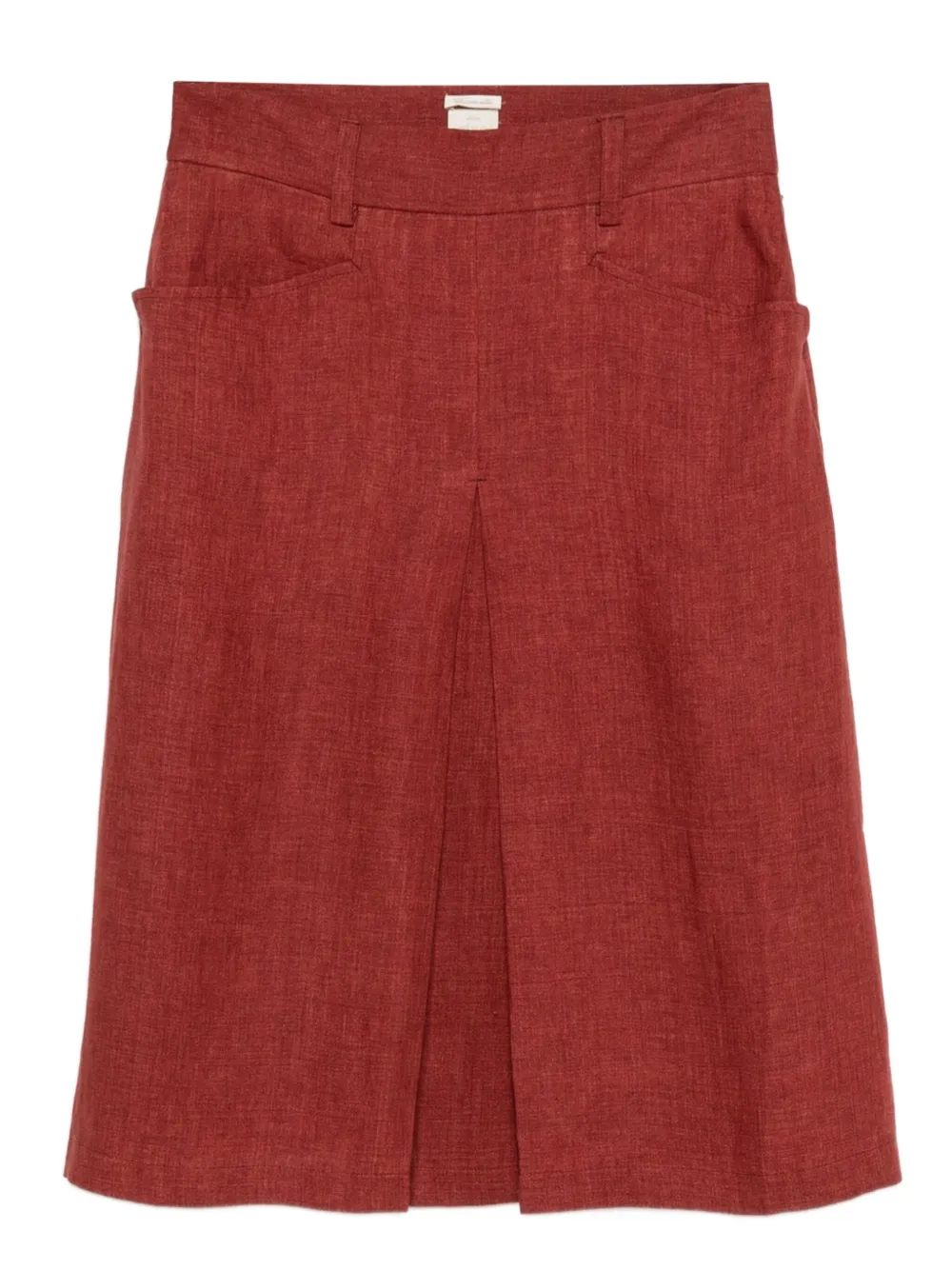 

Юбка миди Regina с карманом Massimo Alba, красный