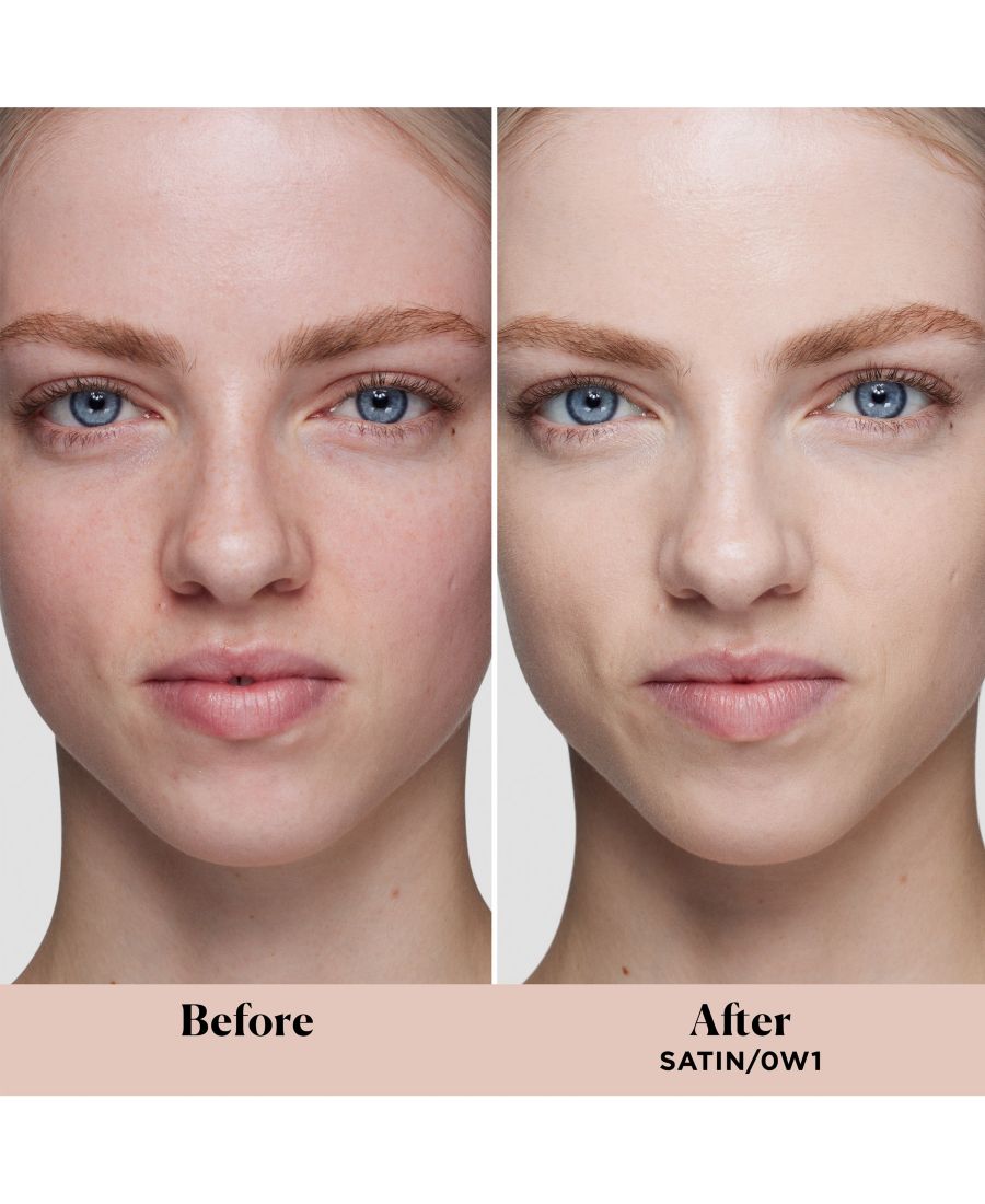 Невесомая, идеально подходящая водостойкая тональная основа Real Flawless Laura Mercier, цвет 0w1 satin — фото 3