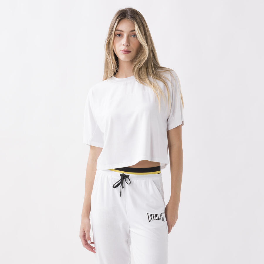

EVERLAST Футболка спортивная, свободного кроя, оптически белая, полиэстер, лиоцелл, эластан