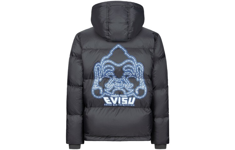 

Пуховик мужской темно-серый Evisu, темно-серый