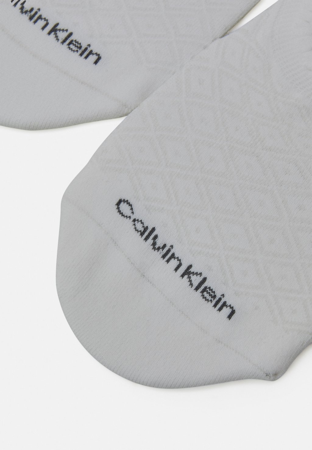 

Носки Women Footie High Cut Open Work 2 Pack Calvin Klein, белые