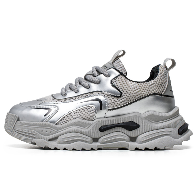 

Низкие повседневные туфли мужские FAPAI, Gray Black