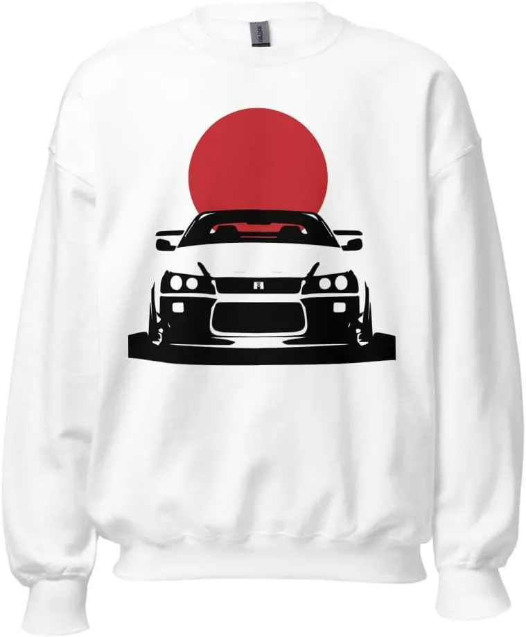 

Свитшот Unisex GTR R34 Japanese Sun 90s JDM Car Aesthetic JG Infinite