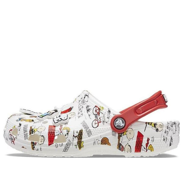 

Сандалии x peanuts classic clog 'allover print' Crocs, белый