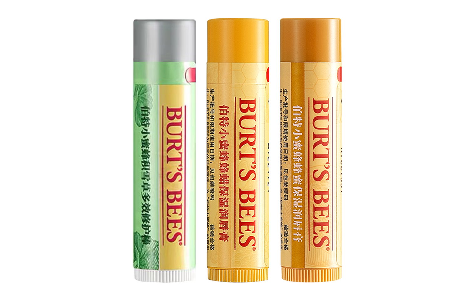 

Бальзам для губ + универсальная палочка окопника для заживления увлажняющий и практичный набор средств для ухода комбинированное увлажнение BURT'S BEES