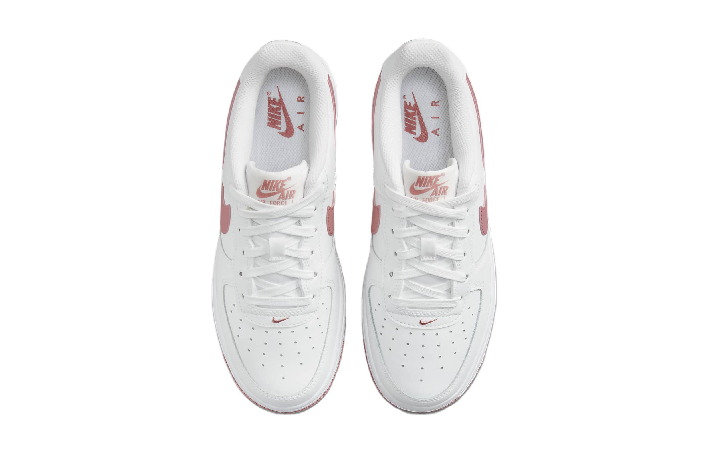 Nike Air Force 1 Low Summit White Red Stardust GS — фото 3