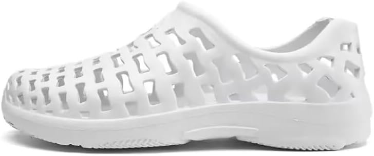 

Мужские и женские спортивные сандалии однотонные для лета, пляжной прогулки и воды Zonkacen, белый