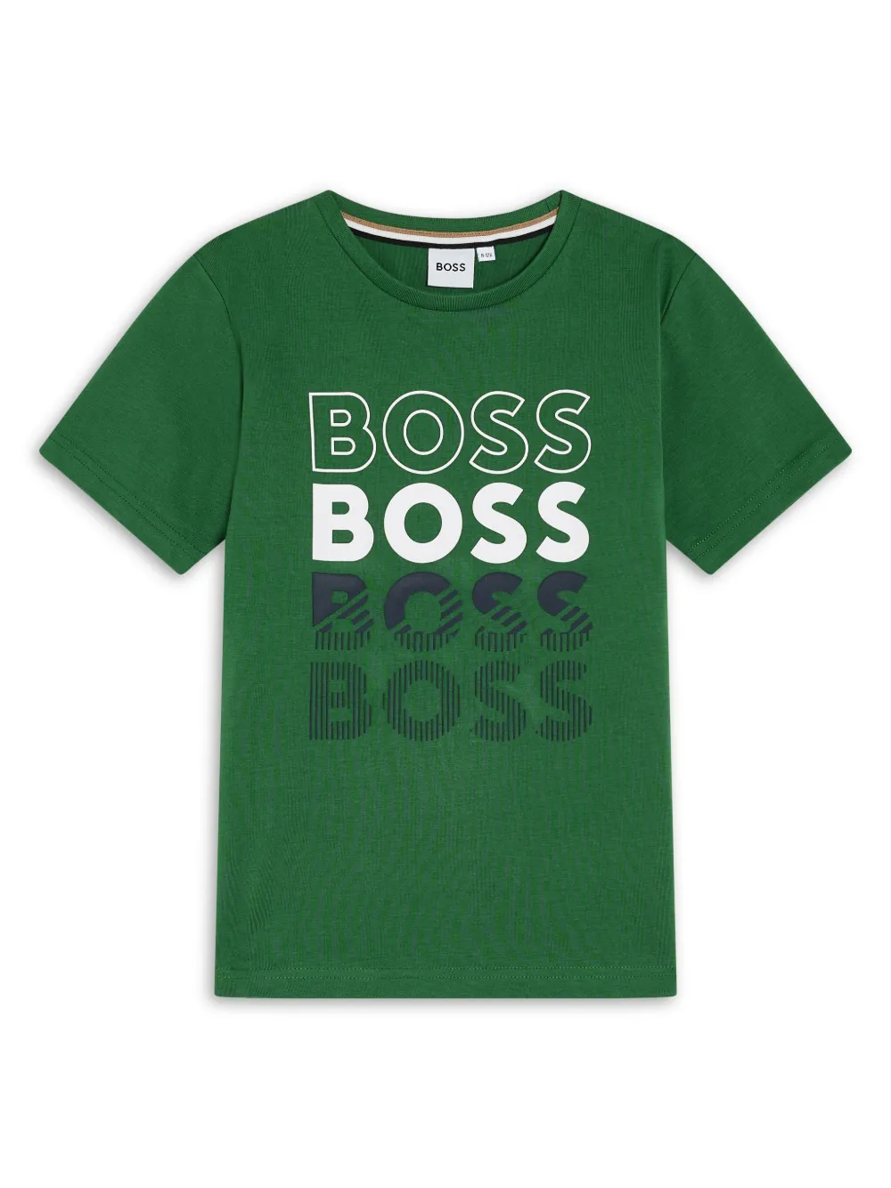 

Футболка Repeat Logo Boss Kidswear, зеленый