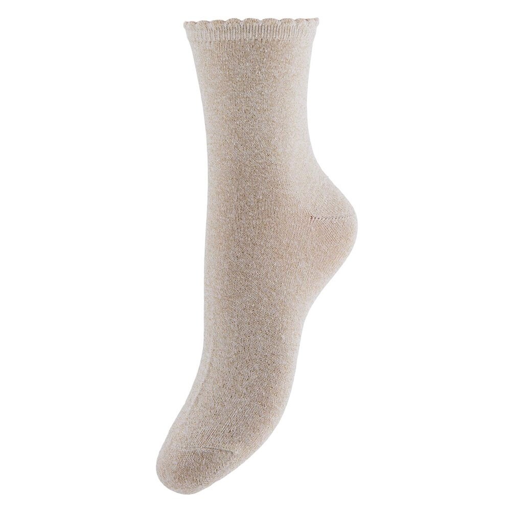 

Носки Pieces Sebby Glitter Half long 1 шт, бежевый