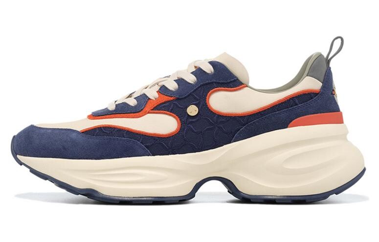 

Кроссовки Clouds Running Shoes Men Low-top Yellow/Blue Li-Ning 1990