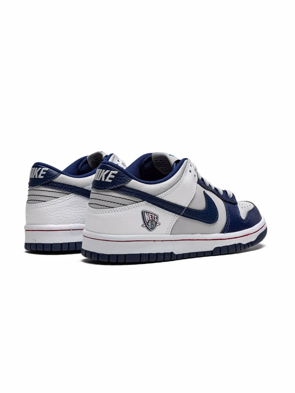 Кроссовки Dunk Low NBA 75th Anniversary Brooklyn Nets Nike Kids, серый — фото 3