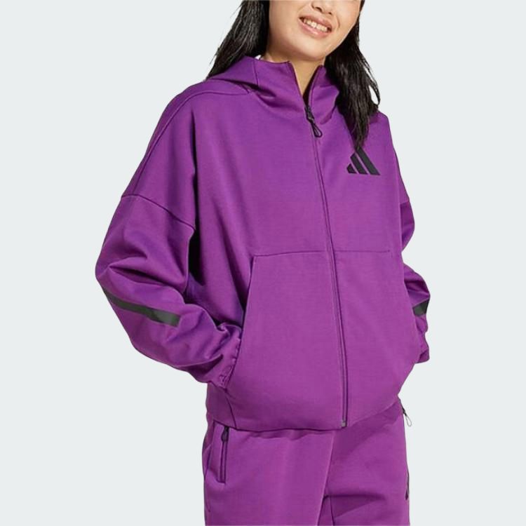 Adidas X ZNE Куртка Женская Фиолетовая — фото 4