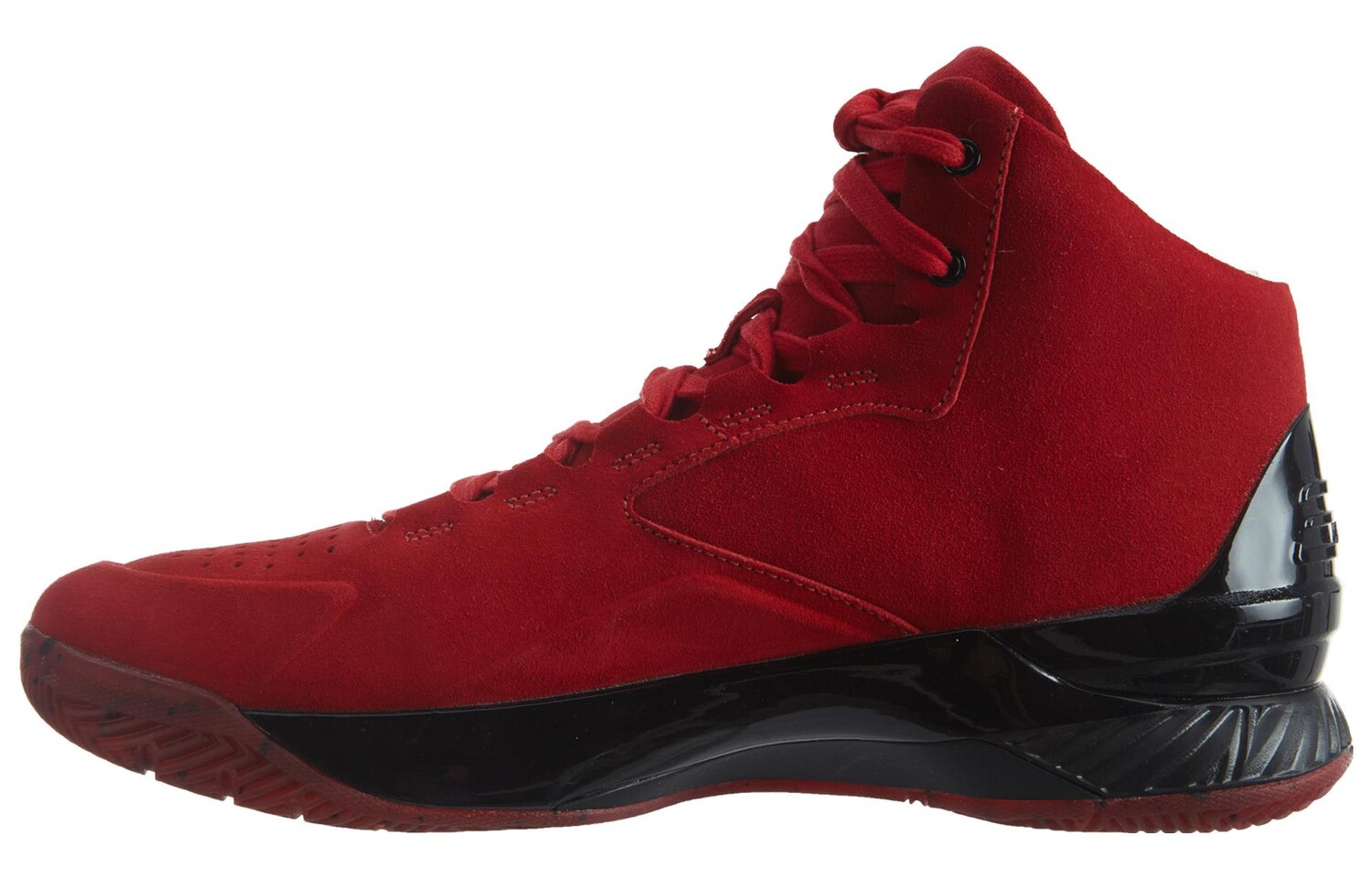 

Кроссовки Under Armour Curry 1 Lux Mid Sde Red/Black-Red, красный