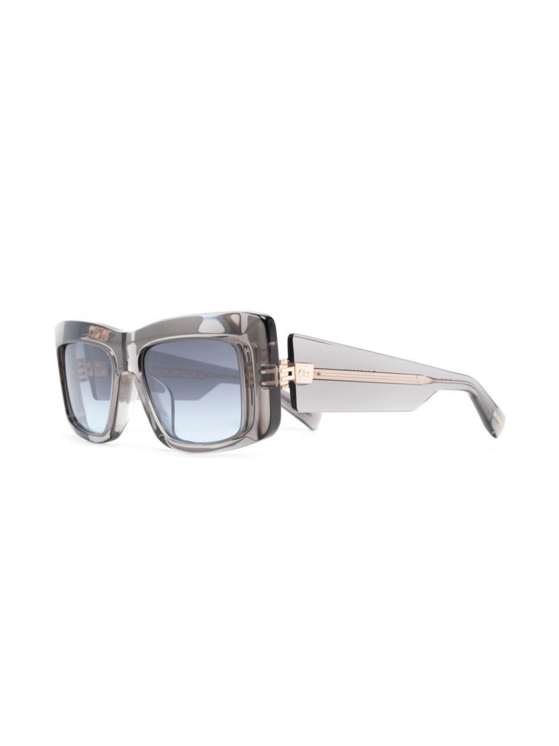 

Balmain Eyewear солнцезащитные очки B-ll в массивной оправе, серый