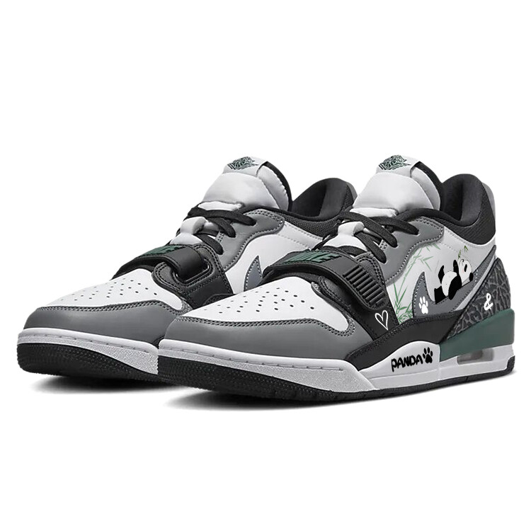 Кроссовки Jordan Legacy 312 Vintage Basketball Shoes Men Low-top Grey/white, светло-серый — фото 3