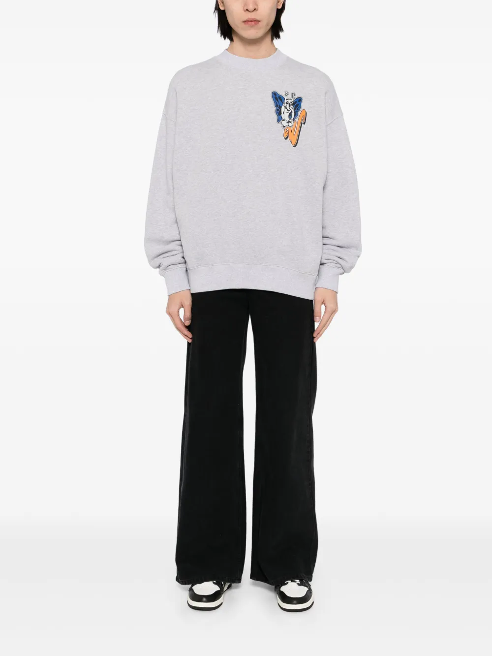 Худи Gang Skate OFF-WHITE, серый — фото 2