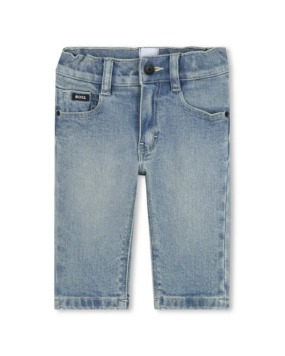 

Детские джинсы голубого цвета BOSS Kidswear