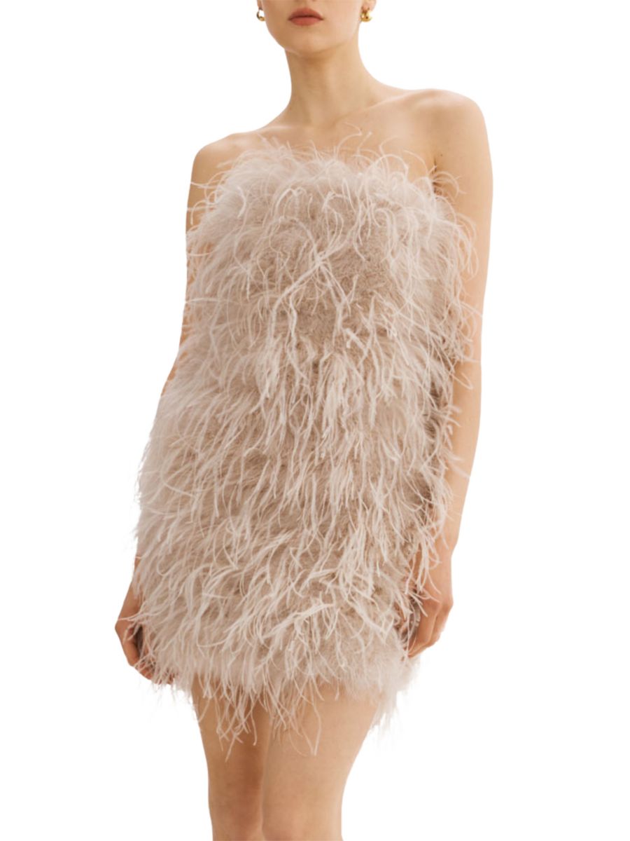 

Мини-платье Triana Feather Lamarque, цвет Feather Pink