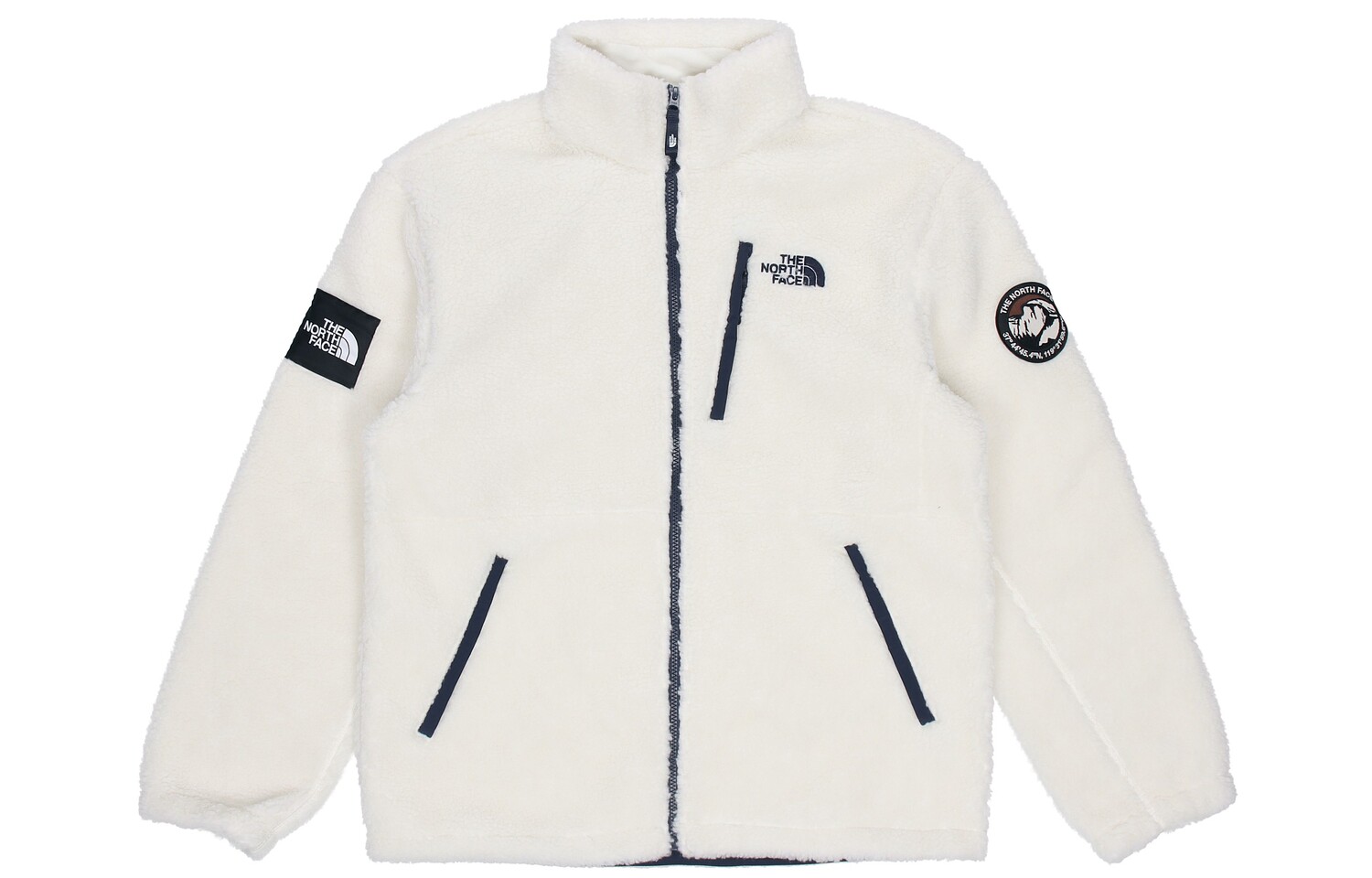 

Бархатная куртка унисекс белая The North Face, белый