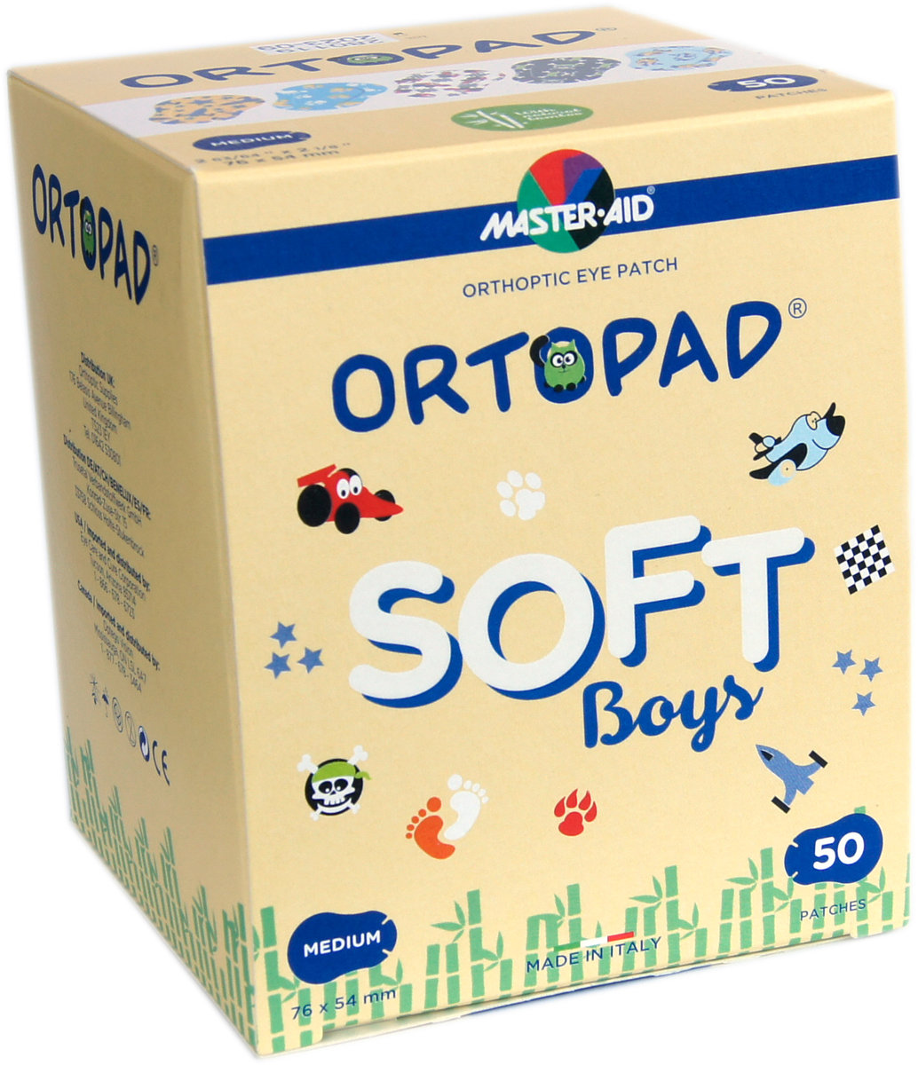 

Ortopad Soft Boy средние патчи для глаз 50 шт Inna Marka