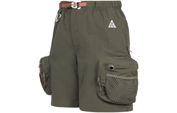 Шорты men's acg snowgrass solid color cargo shorts green gift to boyfriend Nike, мультиколор — фото 2
