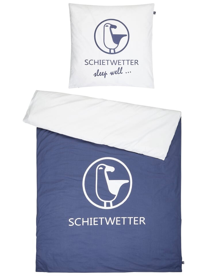 

Постельное белье SCHIETWETTER Möwe 135x200 2teilig, темно-синий