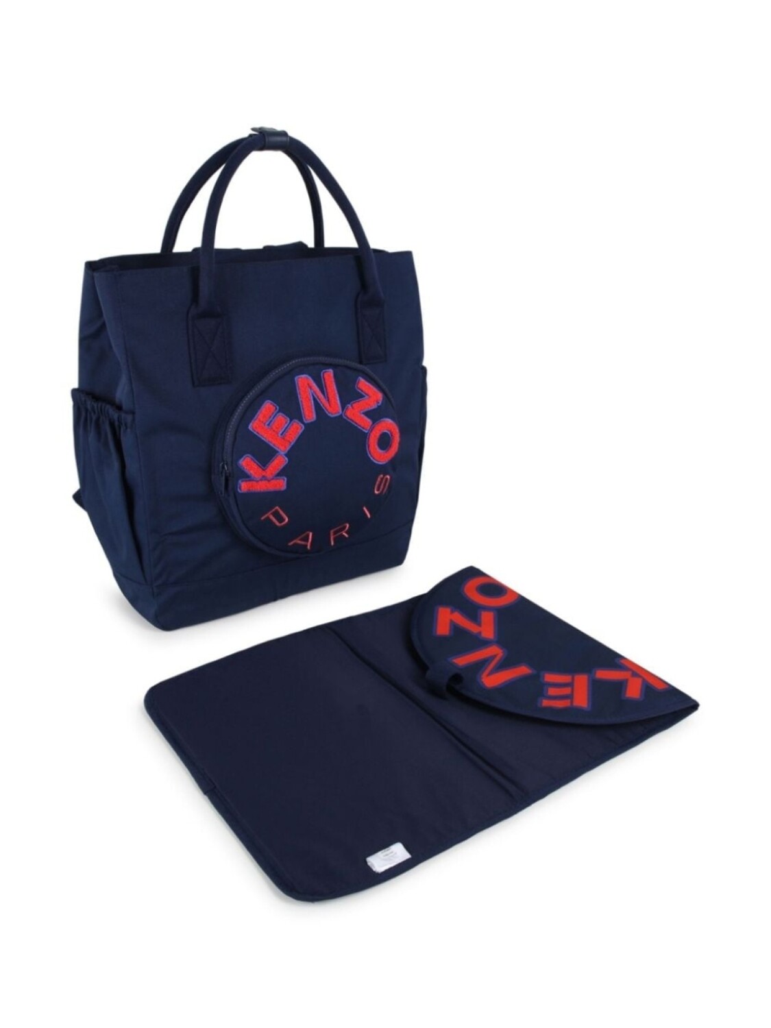 

Kenzo Kids пеленальная сумка с логотипом, синий