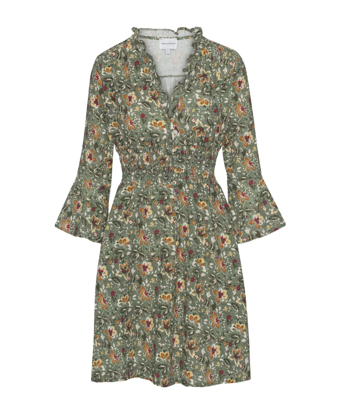 

Романтическое платье с цветочным принтом American Dreams, зеленый