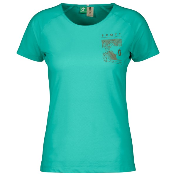 

Женская определенная рубашка dri s/s - функциональная Scott, Miami Green