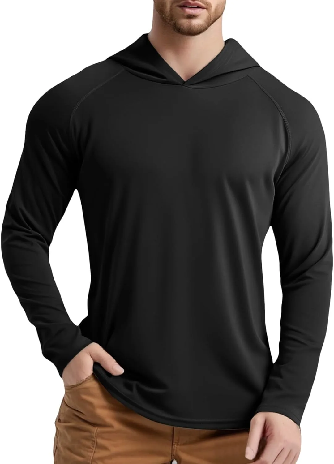 

Мужская футболка для повседневной носки Slim Fit Pullover Long Sleeve Wicking