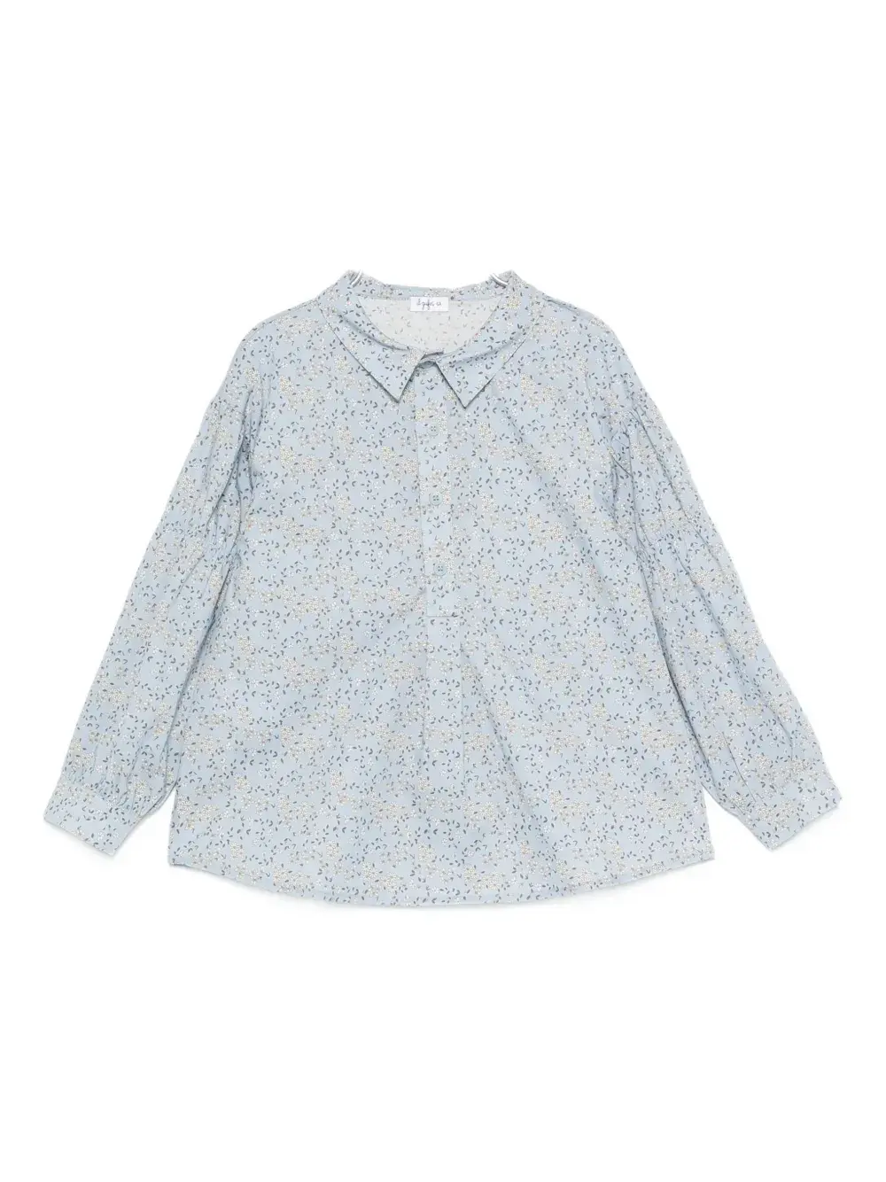 

Рубашка с цветочным принтом Il Gufo, синий