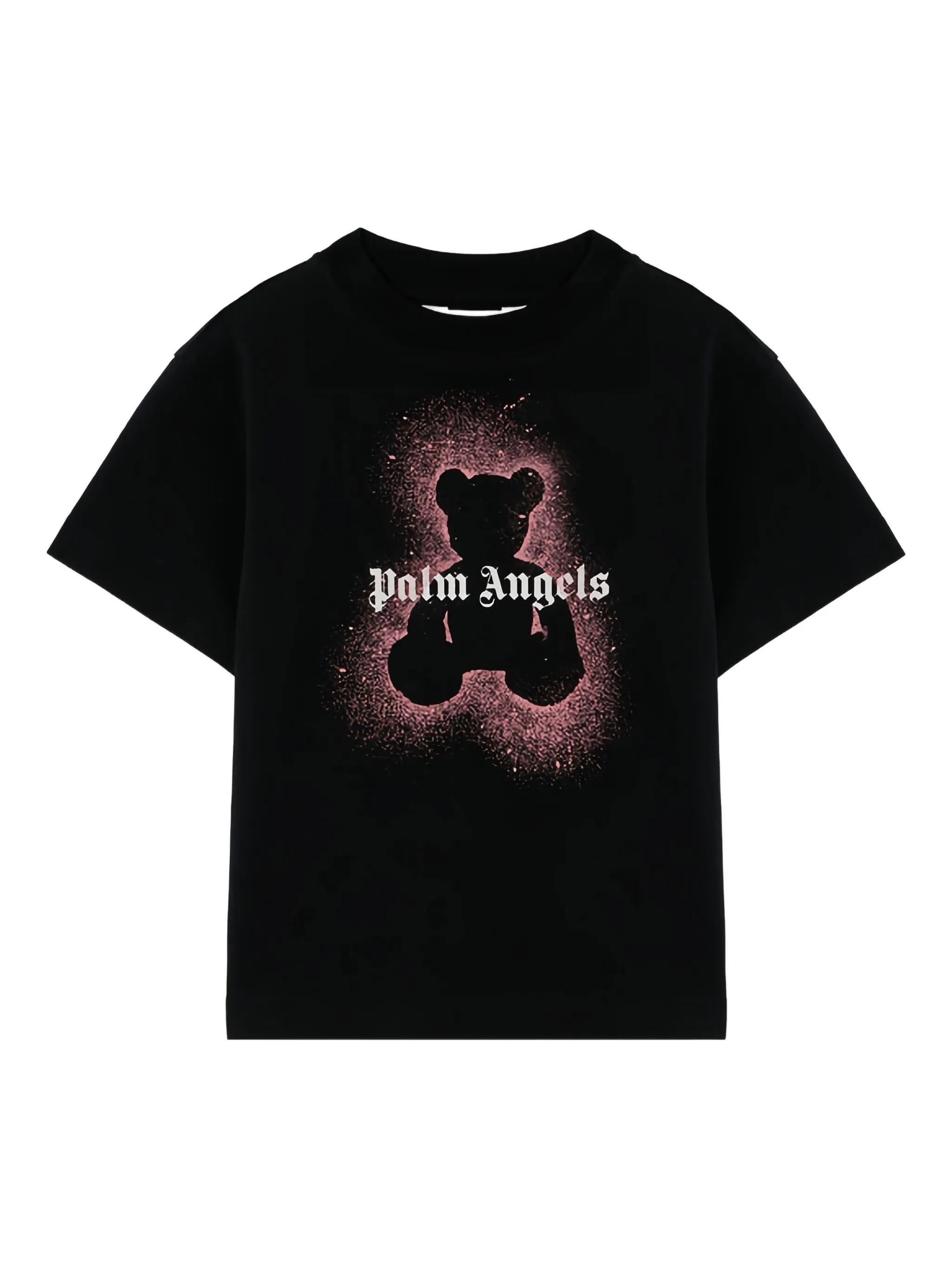 

Футболка с принтом Palm Angels Kids, черный