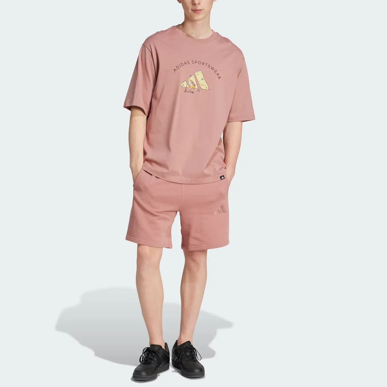Футболка Men's Warm Earth Umber Adidas, Warm Earth Umber — фото 3