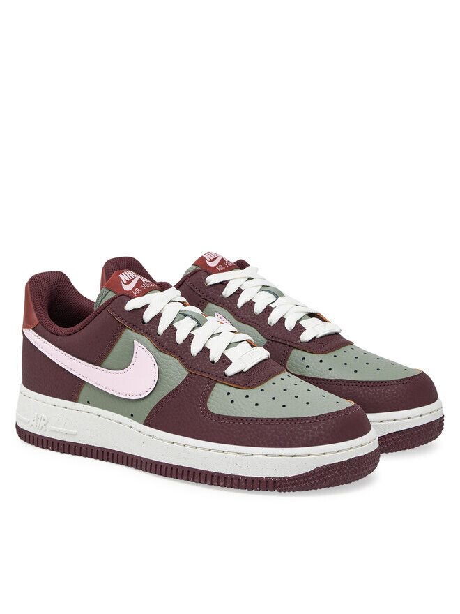 Кроссовки Nike Air Force 1 '07 Next Nature Wmns HQ4047, вишневый/бордовый — фото 2