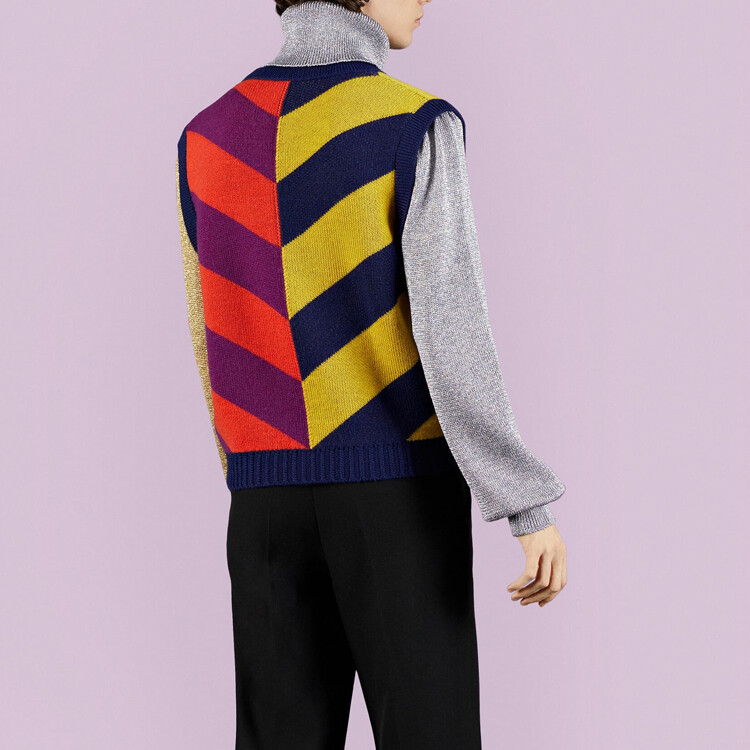 Свитер мужской Gucci, многоцветный, Multicolor — фото 4