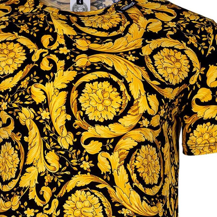 Классическая футболка VERSACE Shirt, желтый — фото 3
