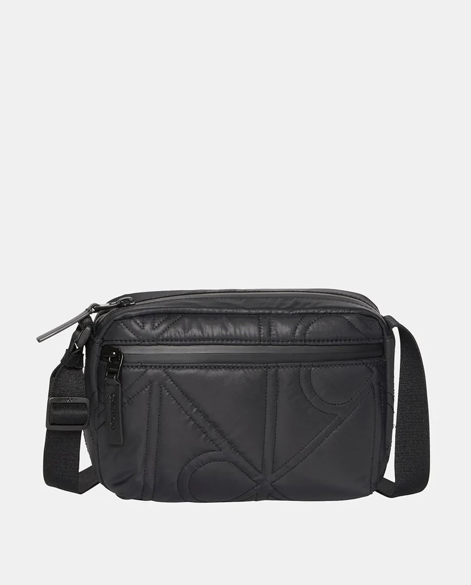 

Мужская стеганая сумка с монограммой Calvin Klein, черный