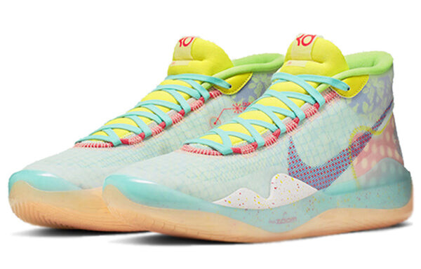 Кроссовки zoom kd 12 Nike, мульитколор — фото 3