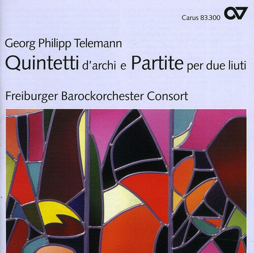 

CD диск Telemann / Freiburg Baroque Orchestra Consort: Quintets for Strings & Partitas for 2 Lutes