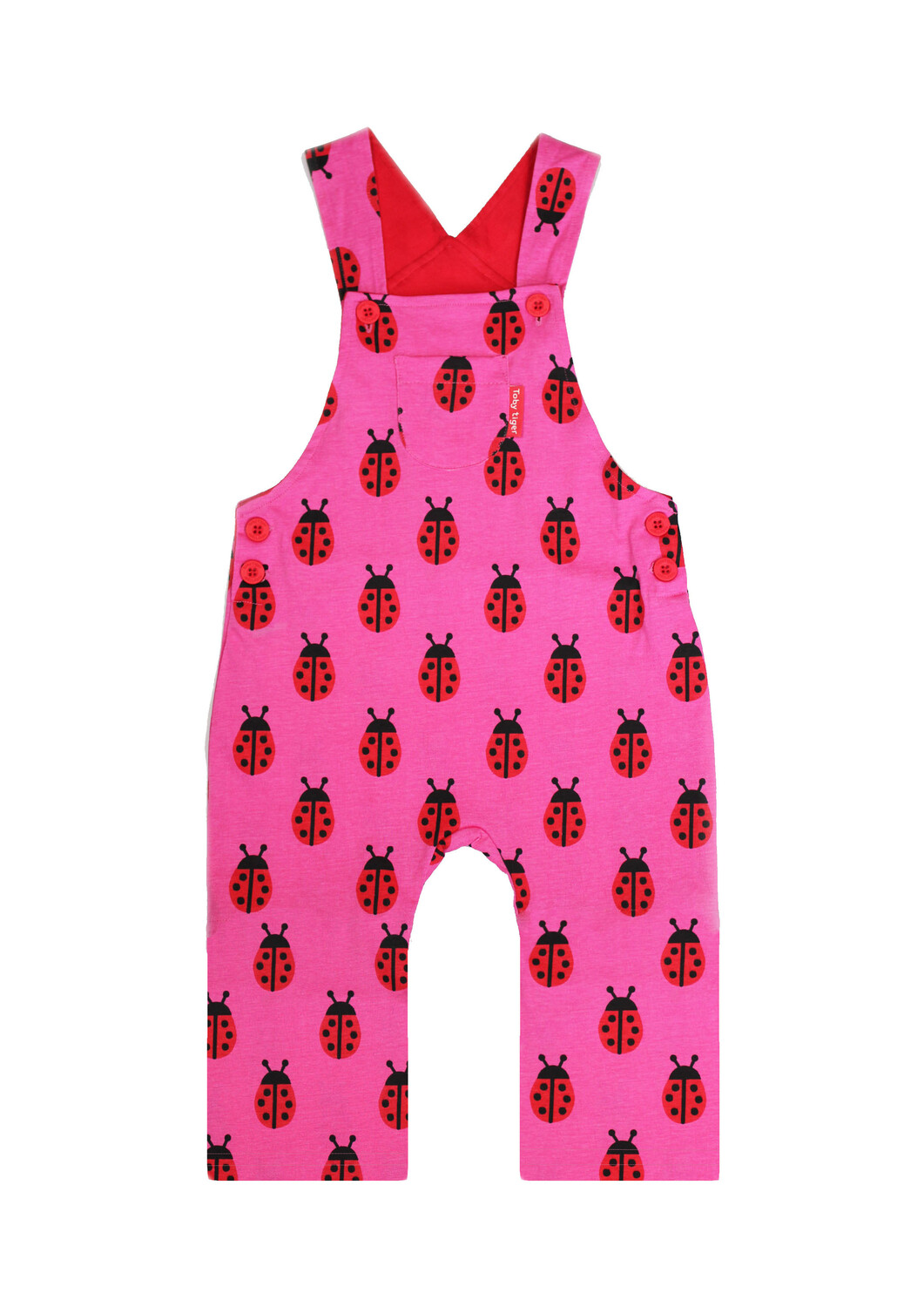 

Тканевые брюки Toby Tiger Jersey Latz mit Marienkäfer Print, розовый