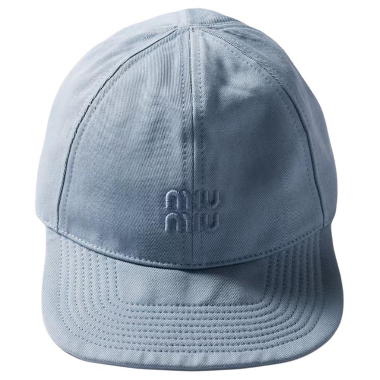 

MIU MIU Хлопковая бейсболка Unisex Star Realm Blue