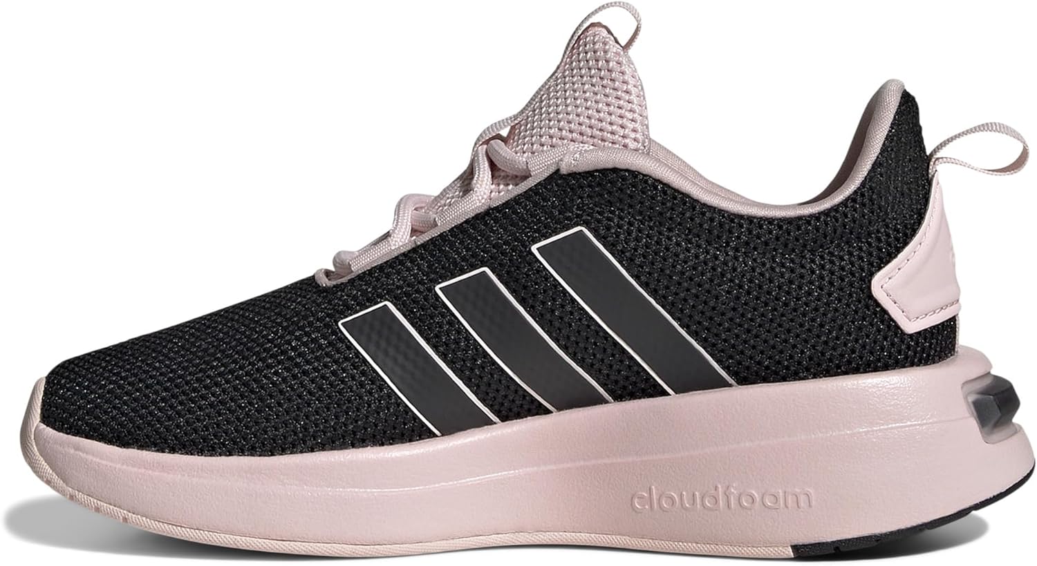 Кроссовки adidas Kids Racer Tr23, белый/черный/розовый — фото 4