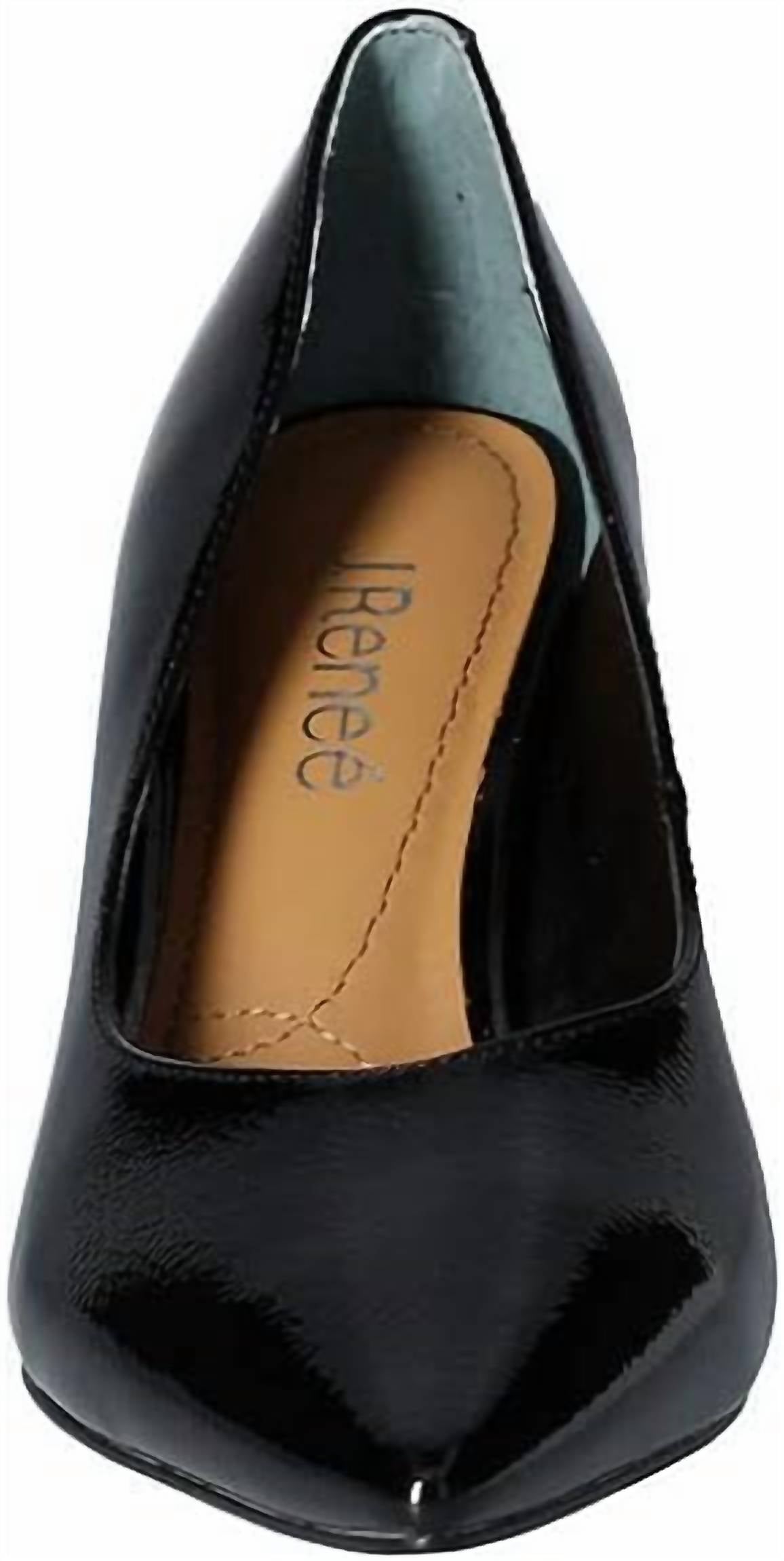 Женские туфли Phoebie Pump из черной лакированной кожи J. Renee — фото 4