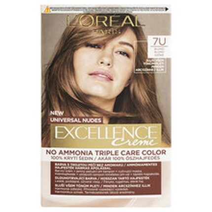 

L'Oréal Paris Excellence Creme Краска для волос с тройной защитой 1U Черный без аммиака 48 мл