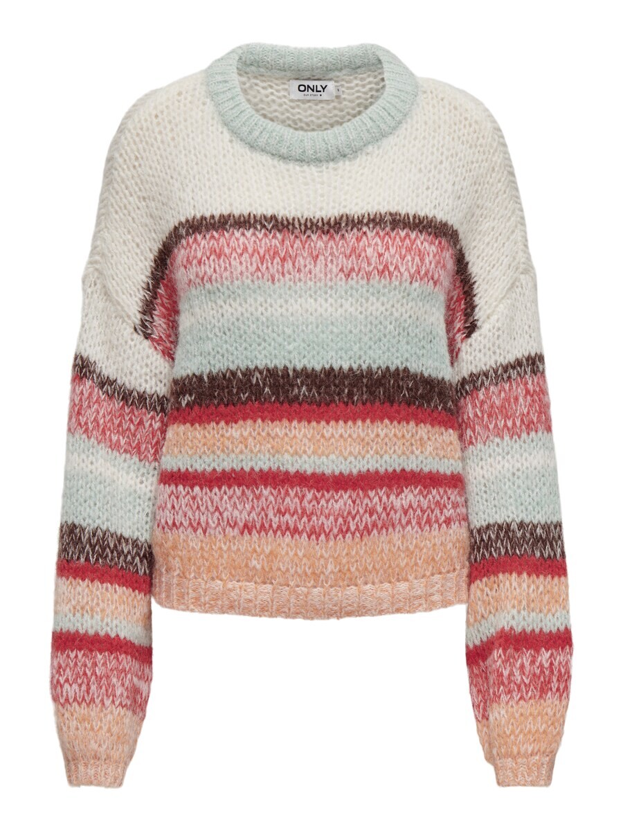 

Тонкий вязаный свитер ONLY Sweater ONLAlyssa, серо-бежевый