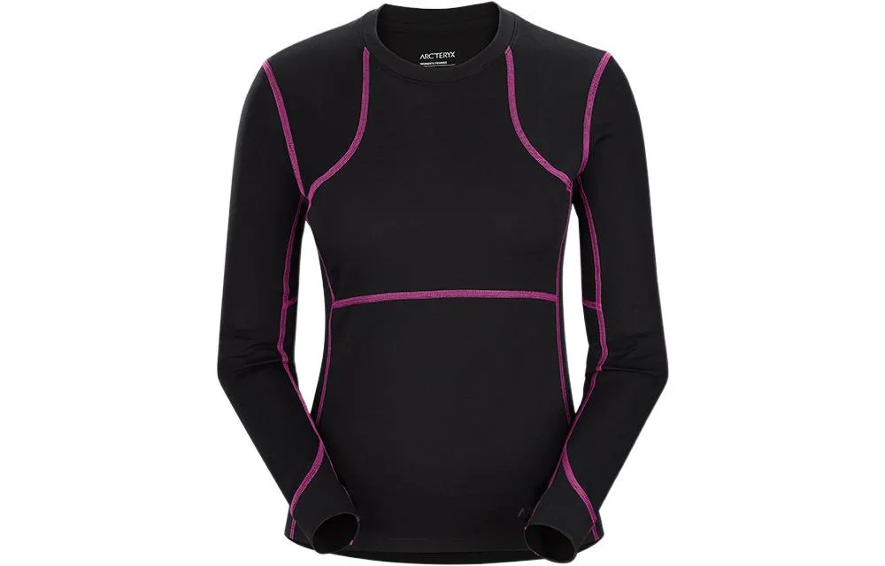 Футболка с длинным рукавом Arc'teryx SYSTEM_A FW22, Black/Strong Purple/Black/Ultra Violet