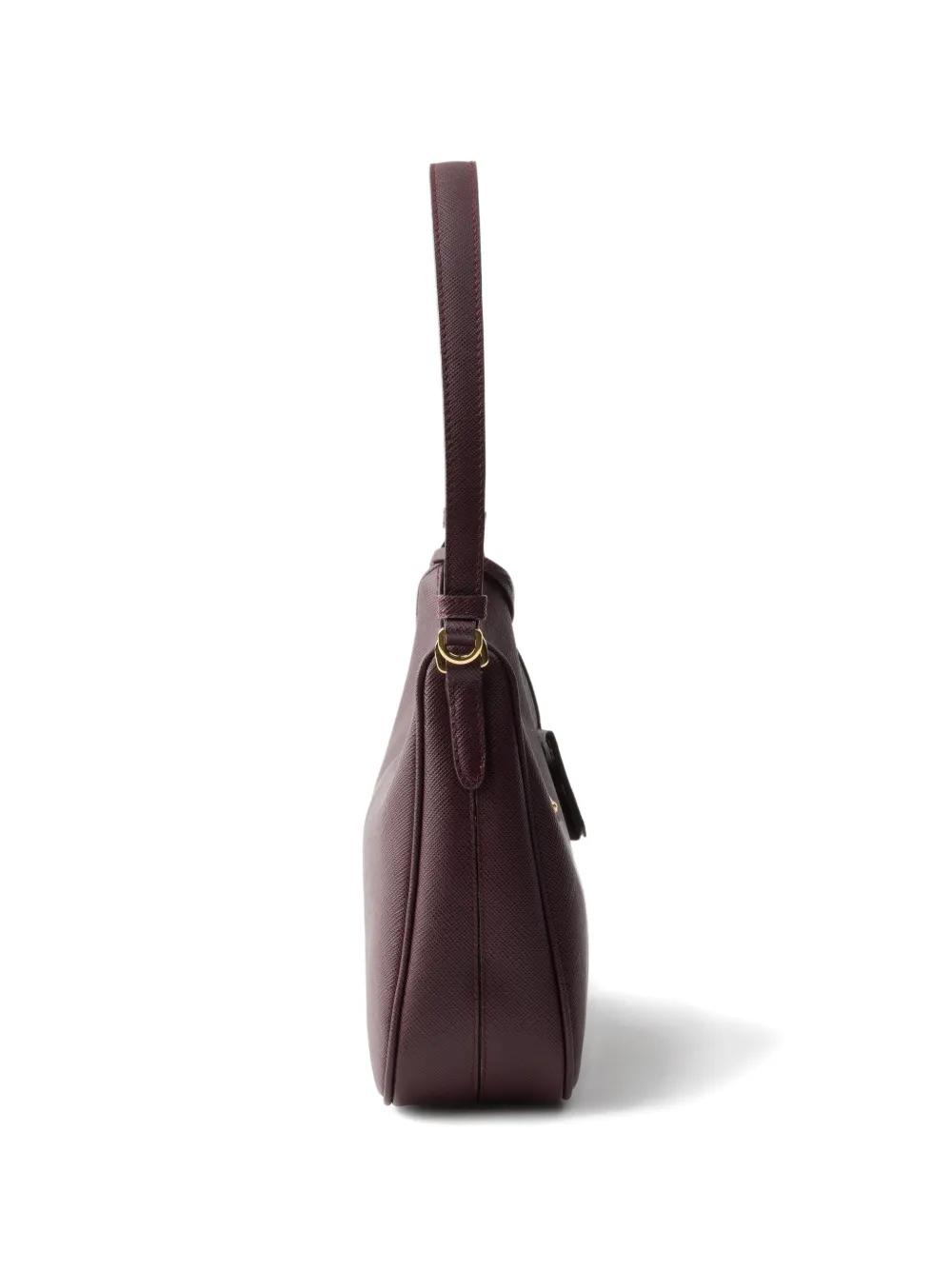 Кожаная сумка на плечо Re-Edition Prada, красный — фото 4