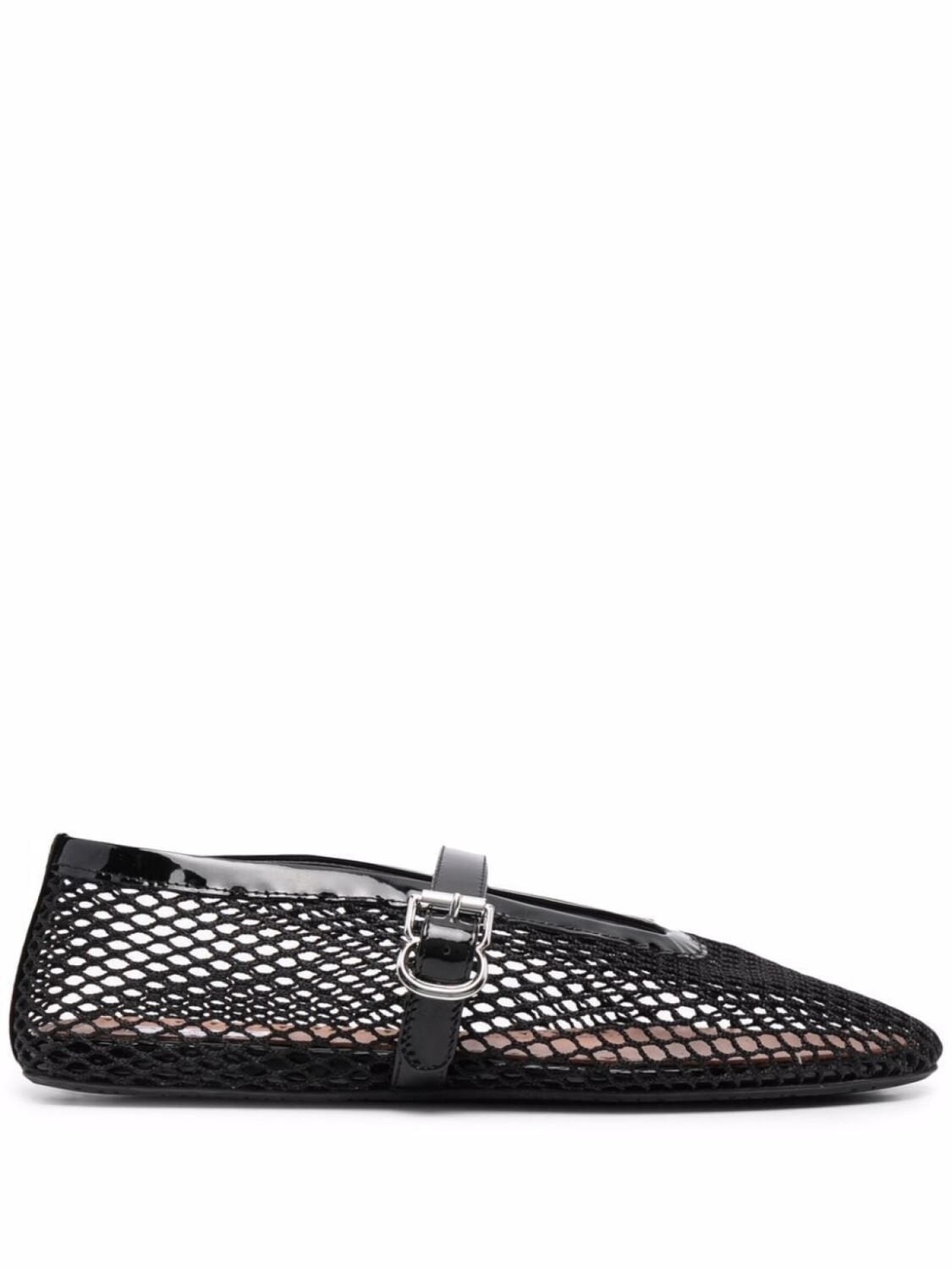 

Alaïa сетчатые балетки, черный